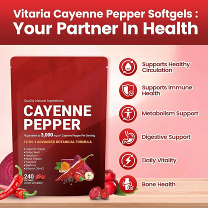 Vitaria™ Cayenne Pepper Softgels